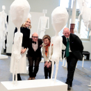 13. mars: Kronprinsesse Mette-Marit er til stede når utstillingen Killi-Olsen: skulpturer åpner i Dronning Sonja KunstStall. Foto: Håkon Mosvold Larsen / NTB scanpix
